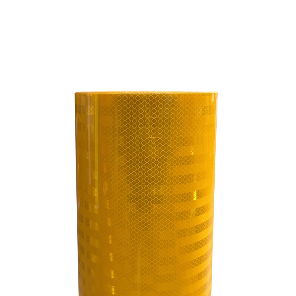 Yellow High Intensity Prismatic Reflective Sheeting - 